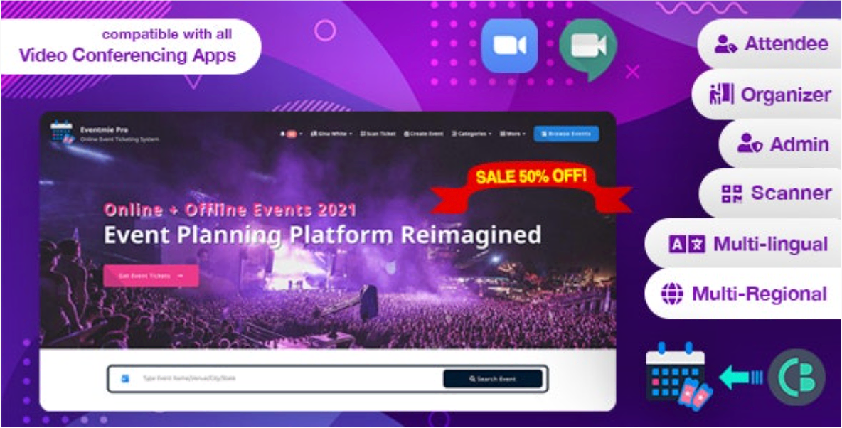 Eventmie Pro: Event Management Platform