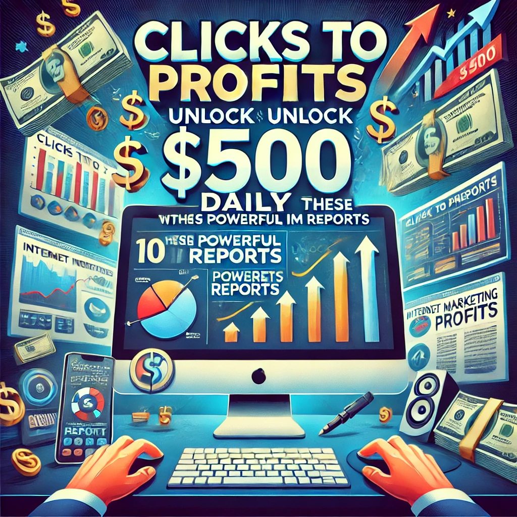 Clicks To Profits Review: Unlock $500 Daily with These 10 Powerful IM Reports?