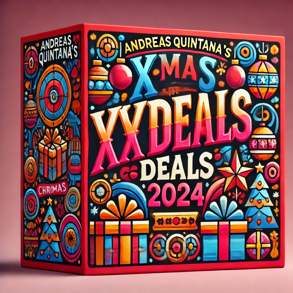 DALL·E 2024 11 05 06.15.17 A festive vibrant box design labeled XMAS DEALS 2024. The box features bright decorative elements that capture the holiday spirit including Chris